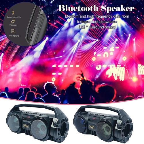 Alto-falante Bluetooth Portátil Poderoso Subwoofer Arm Box