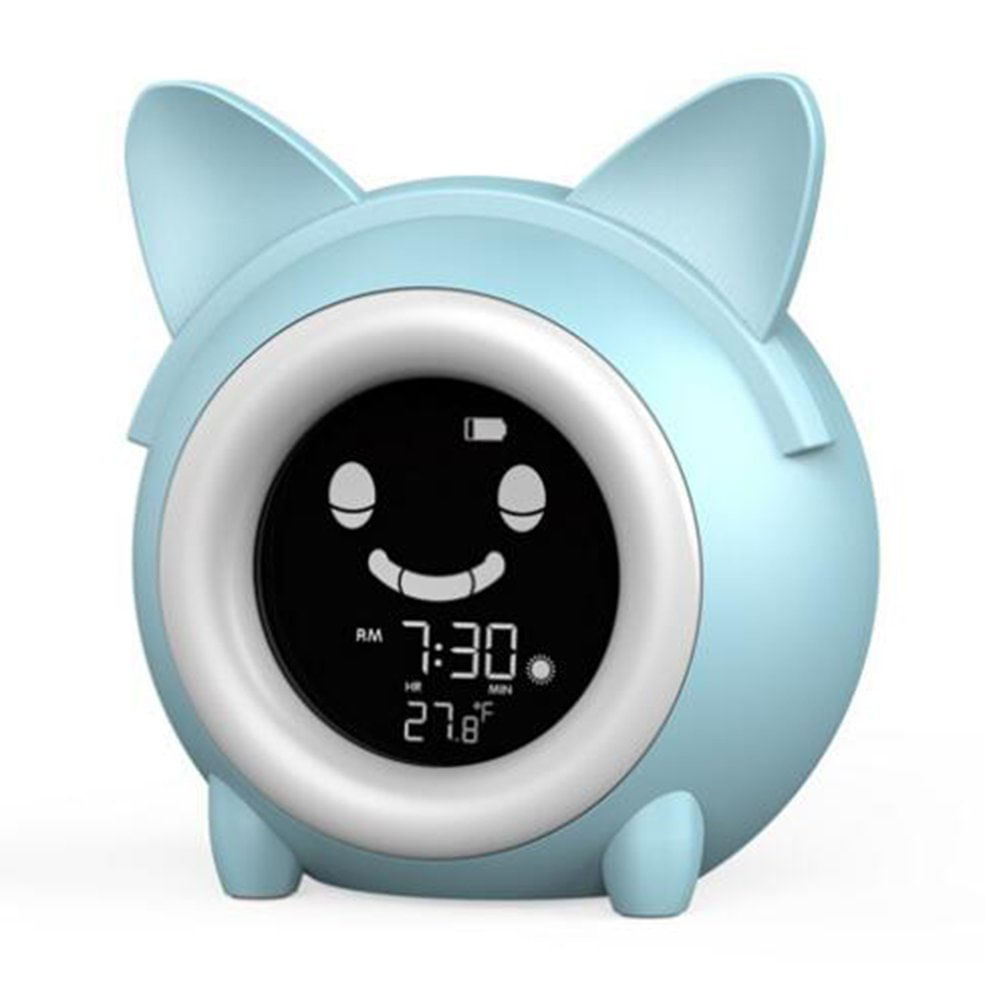 Despertador Crianças Sono Treinamento Relógio Digital Noite Ligh