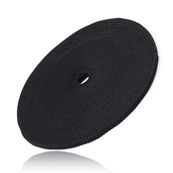 Rolo Gancho Loop Fita Reutilizável Cable Ties Wrap Strap-25m 80 82