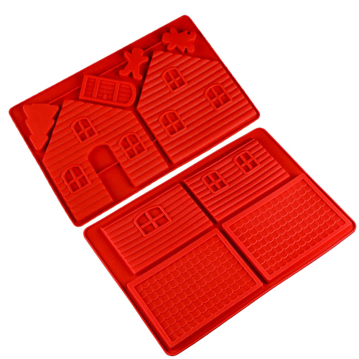 Molde De Silicone Gingerbread House Christmas Chocolate