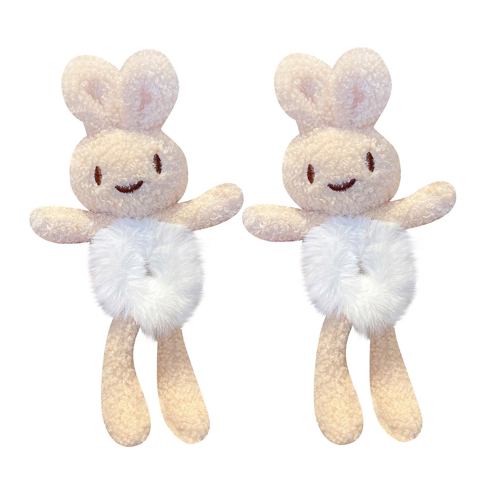 White#cute Faixa De Cabeça De Urso, Faixa De Pelúcia, Corda Da Cabeça, Ponytai