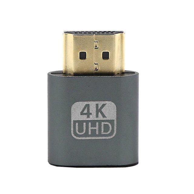 Cinza#vga Hdmi-compatible Virtual Display Digit Plug Adapter