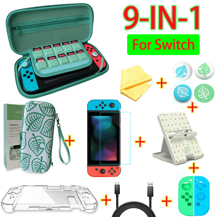 Case Case Acessórios Kit Nintendo Switch Protetor De Tela (