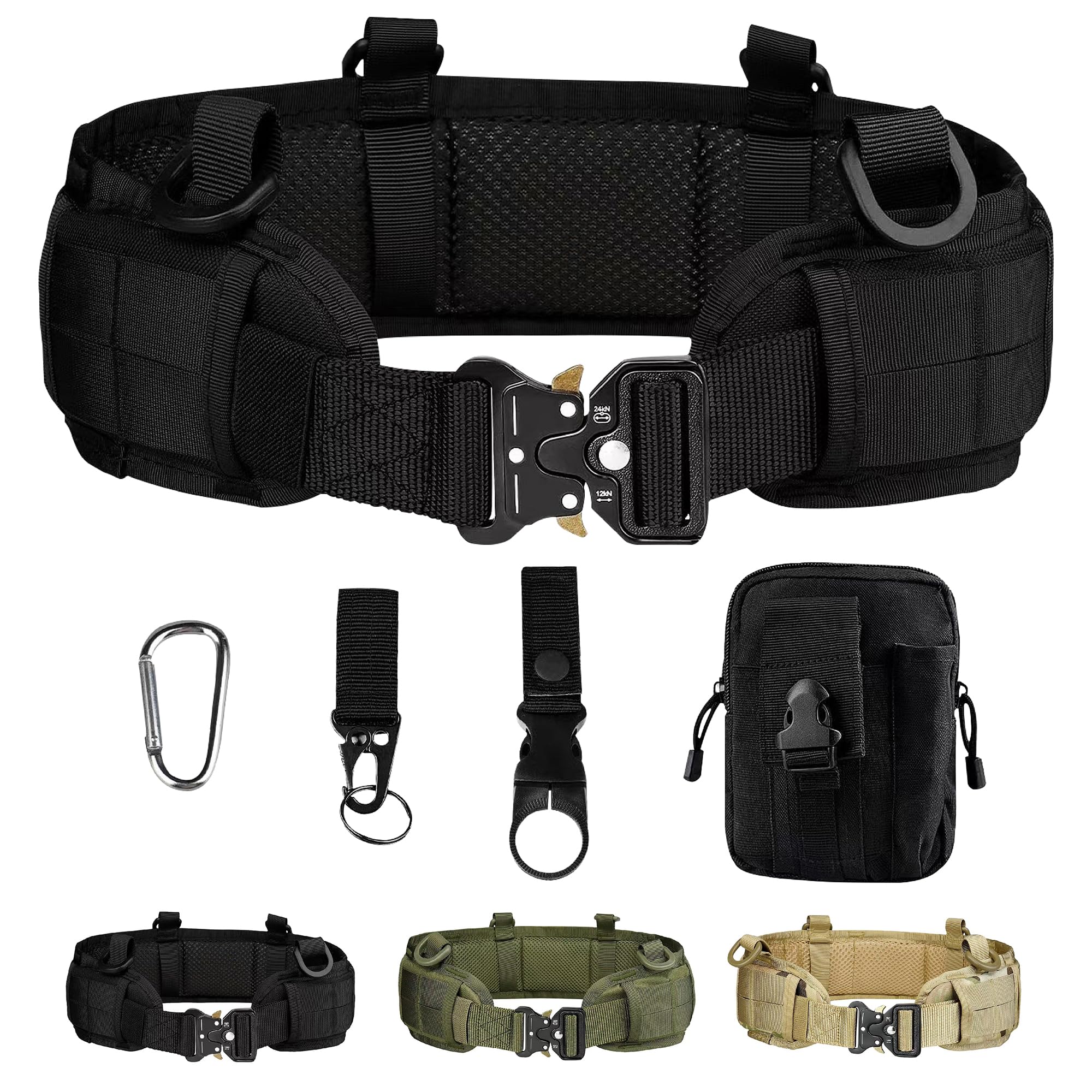Cinto De Batalha Tático Lakabete Utility Belt Nylon Law Enforcement