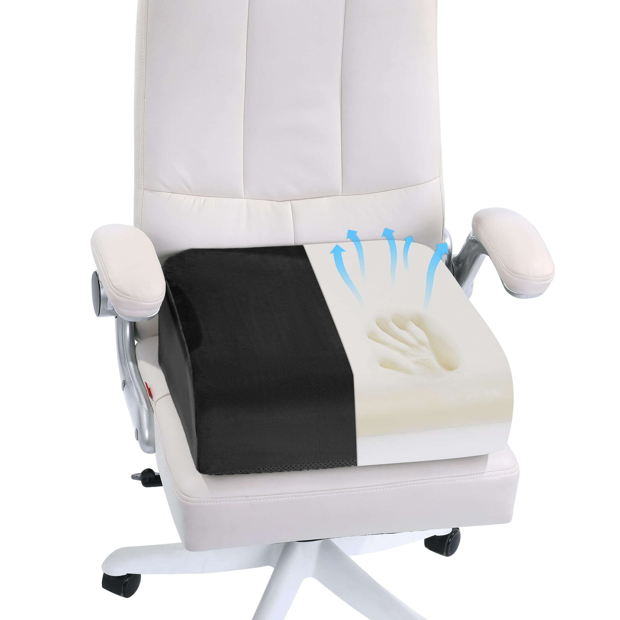 Almofadas De Assento Hombys Extra Thick Memory Foam Para Carro/escritório