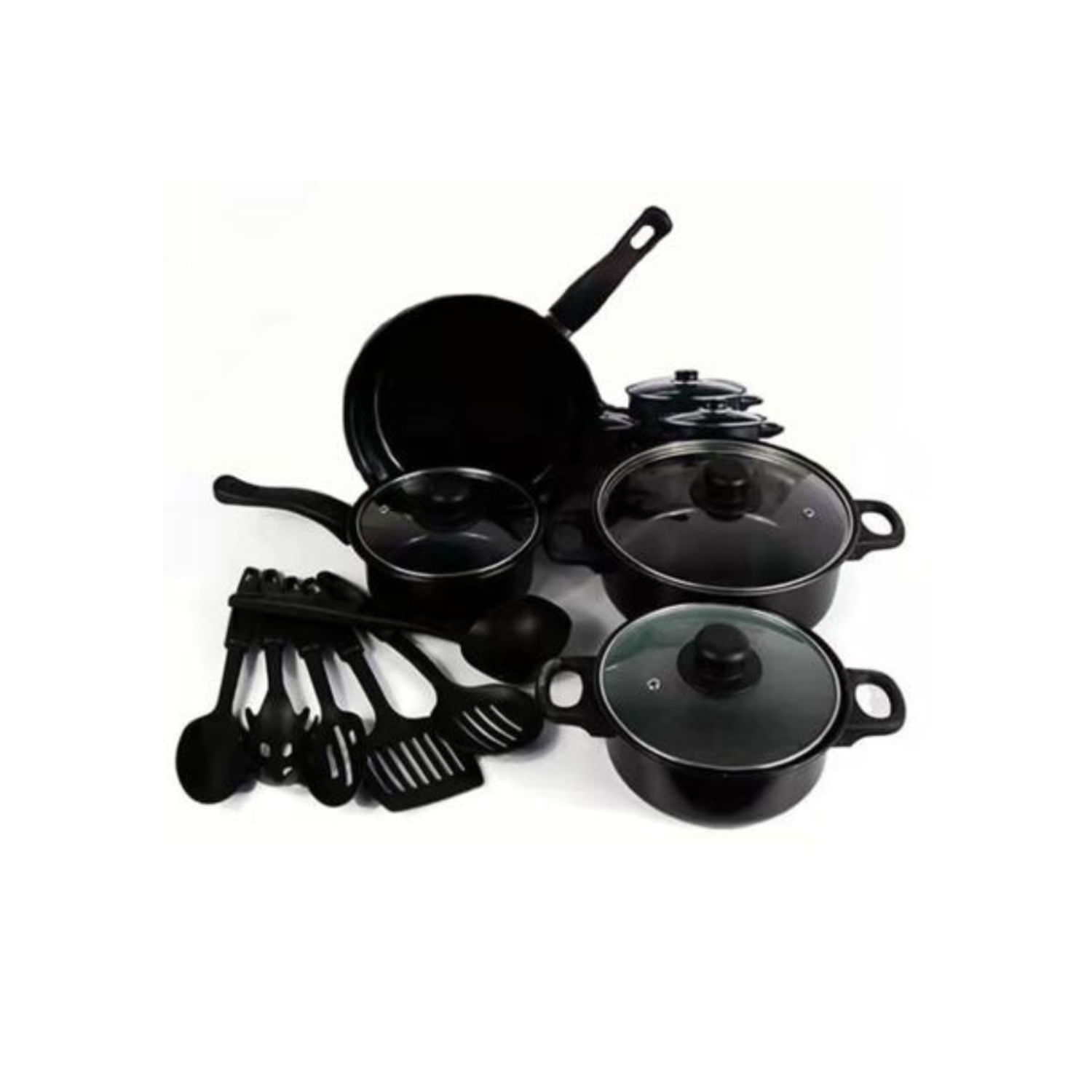 Conjunto De Panelas E Utensílios De Cozinha 13 Peças