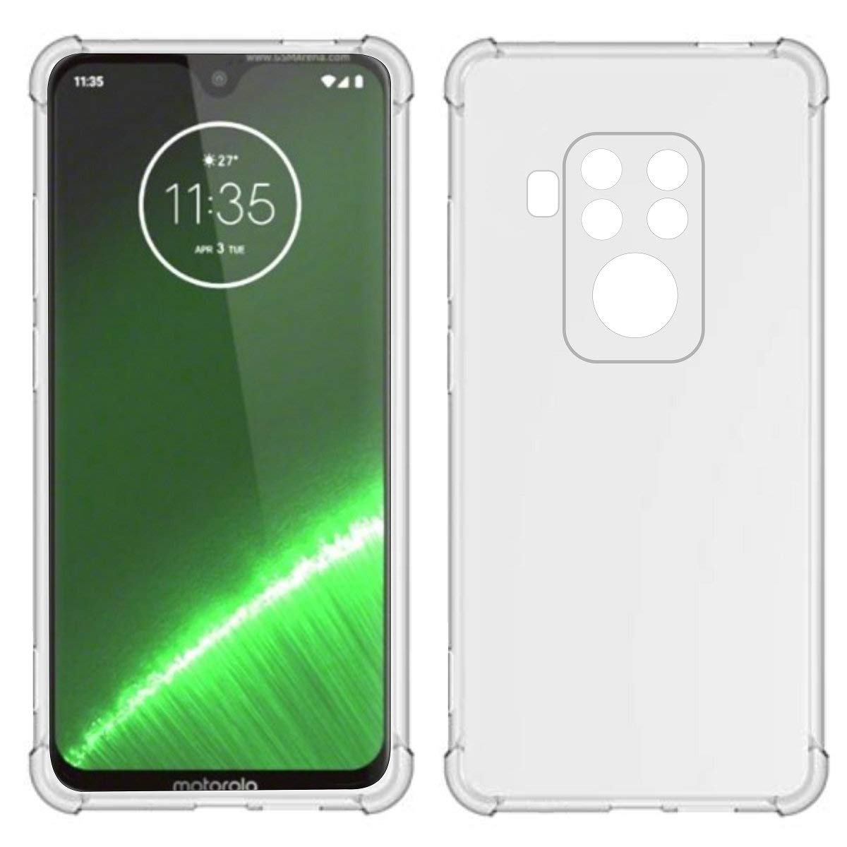 Capa Ustiya Para Motorola One Zoom Clear Tpu Transparente