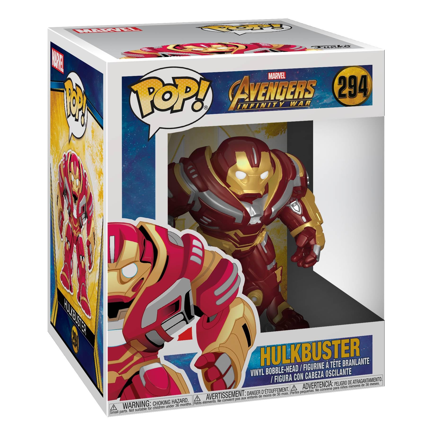 Boneco De Ação Funko Pop! Marvel Avengers Infinity War Hulk Buster 6