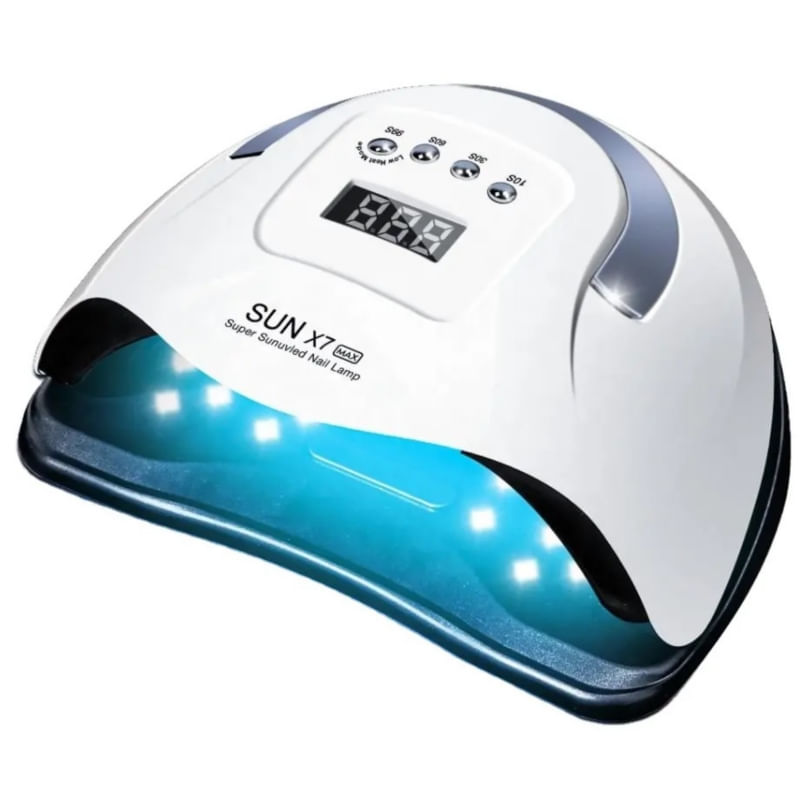 Lâmpada De Unhas Sun X7 Max Led Uv 180w Para Secagem De ...