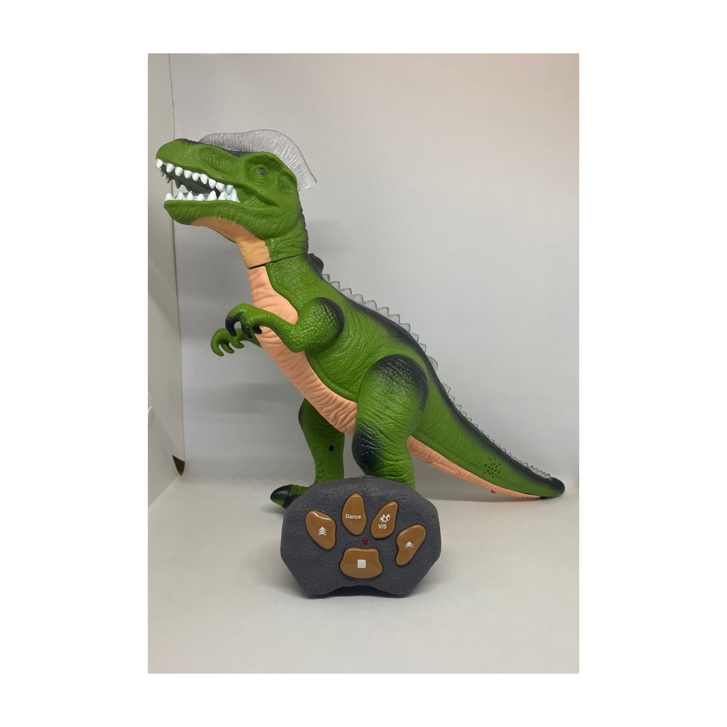 Dinossauro T-rex Com Controle Remoto Com Luzes E Sons