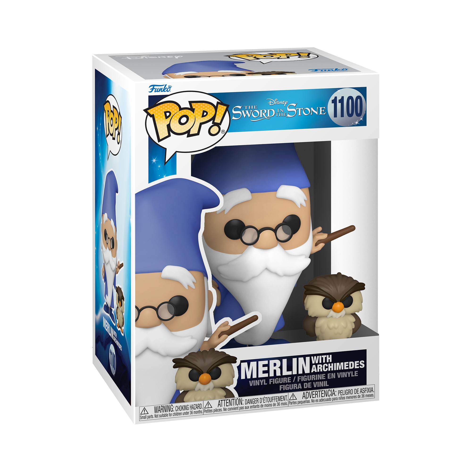 Figura Funko Pop Pop Buddy Disney Sword Em The Stone Merlin