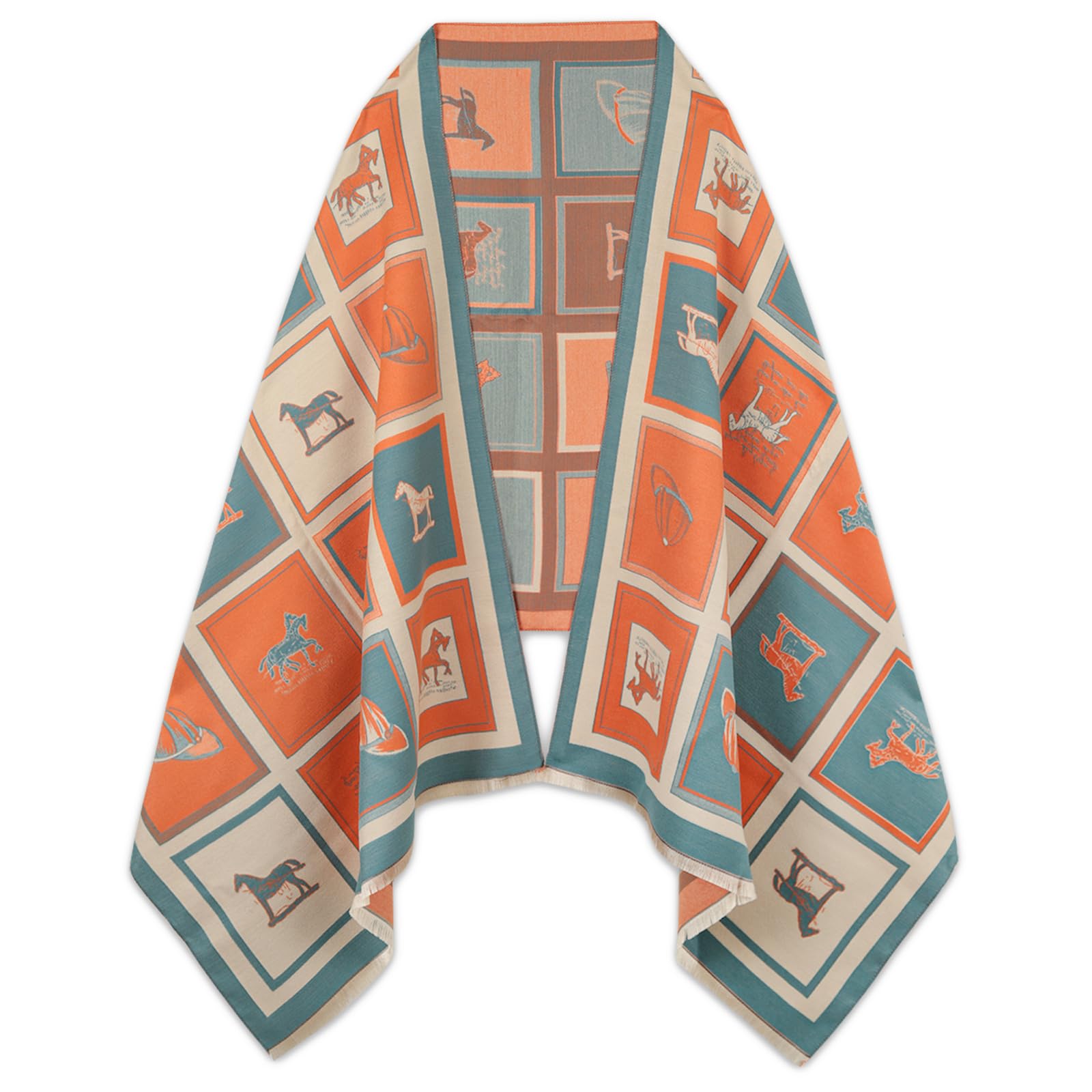 Lenço Extree Pashmina Silky Shawl Wrap Para Mulheres 74,4 X 24,4 Cm