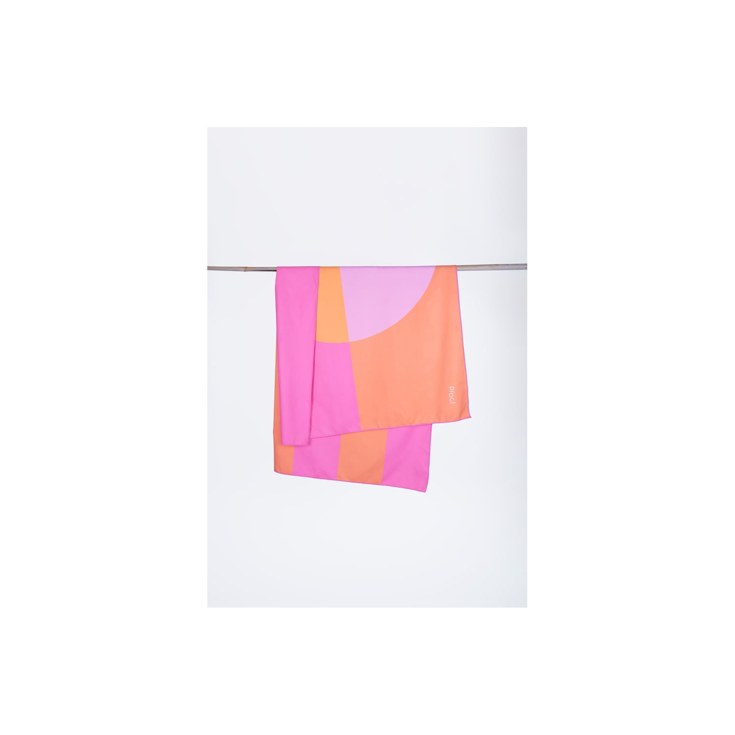 Toalha De Microfibra Circular Reversível, Ecológica, Tamanho L