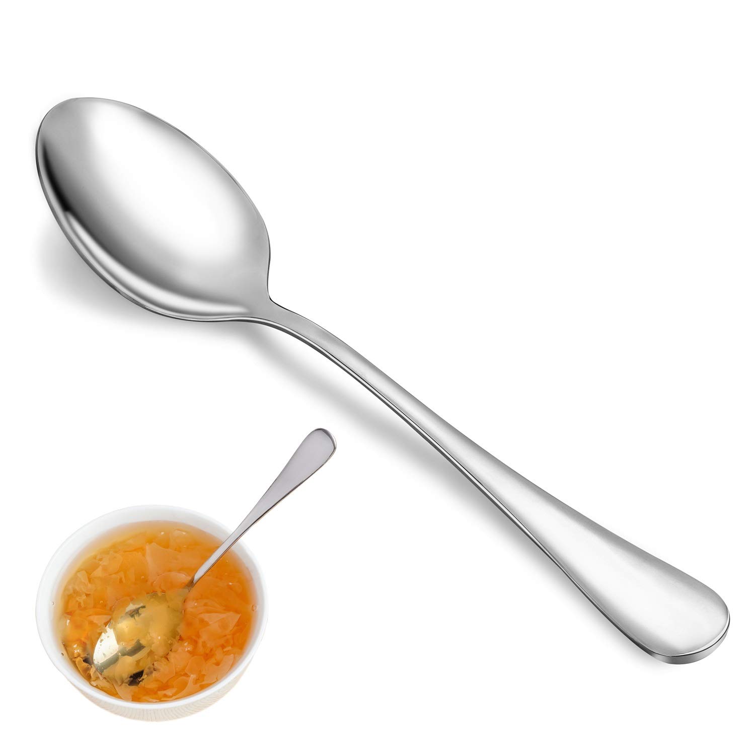 Conjunto De Colheres Mutnitt 16 Peças De Talheres De Aço Inoxidável 18/10 De 7,3 Polegadas