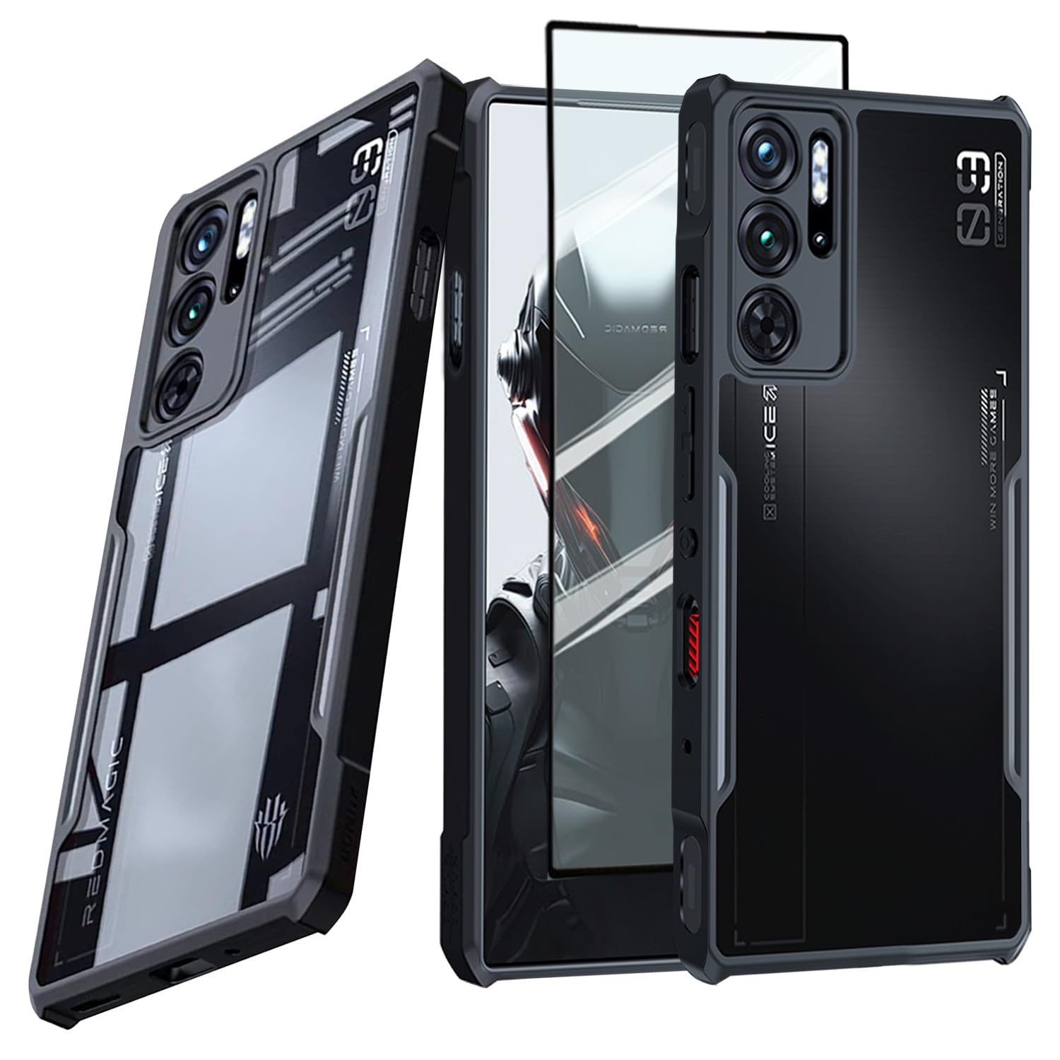 Capa De Telefone Guizzcg Para Zte Nubia Red Magic 9 Pro/9 Pro+