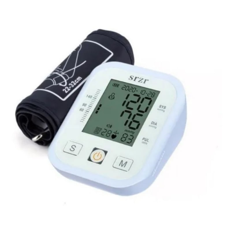 Monitor De Pressão Arterial Digital Lcd Braço Automático