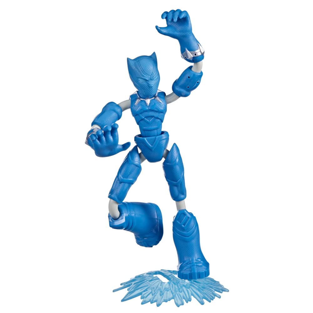Boneco De Ação Marvel Avengers Bend E Flex Black Panther