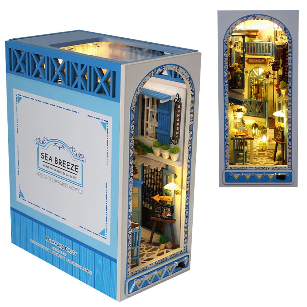 Kit De Casa Em Miniatura Dollhouse Montidey Com Móveis E Luz Led