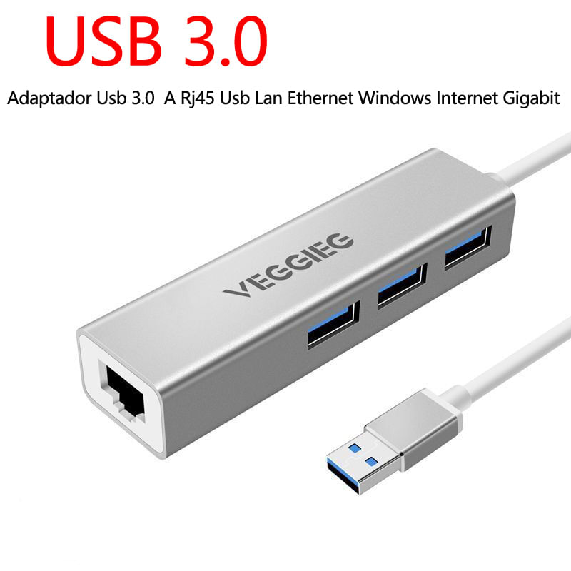 Adaptador Usb 3.0 A Rj45 Usb Lan Ethernet Windows Internet G