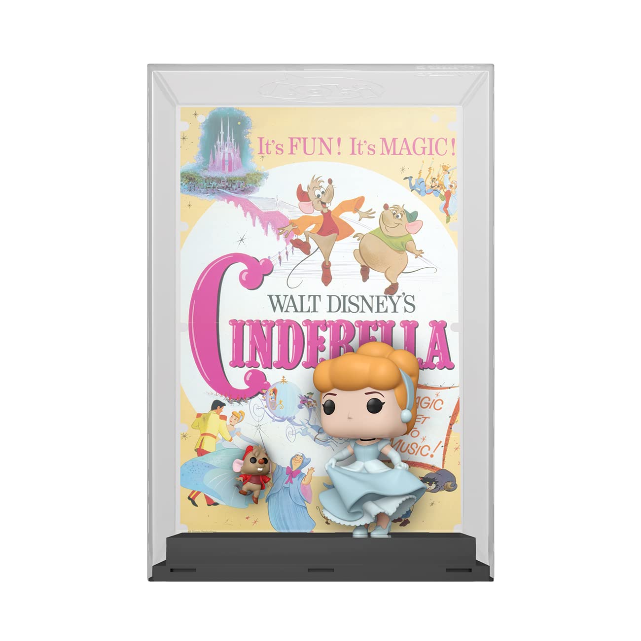Funko Pop! Pôster Do Filme Disney 100 Cinderela Com Jaq