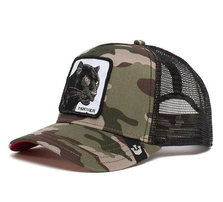Panther Mesh Cap Summer Camuflagem Baseball Cap Trucker Cap