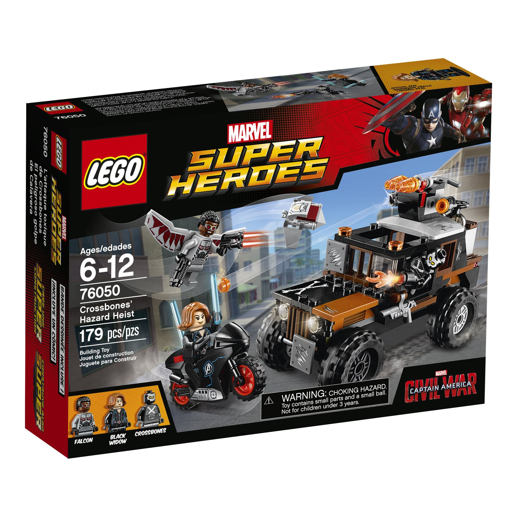Kit De Construção Lego Super Heroes Crossbones' Hazard Heist