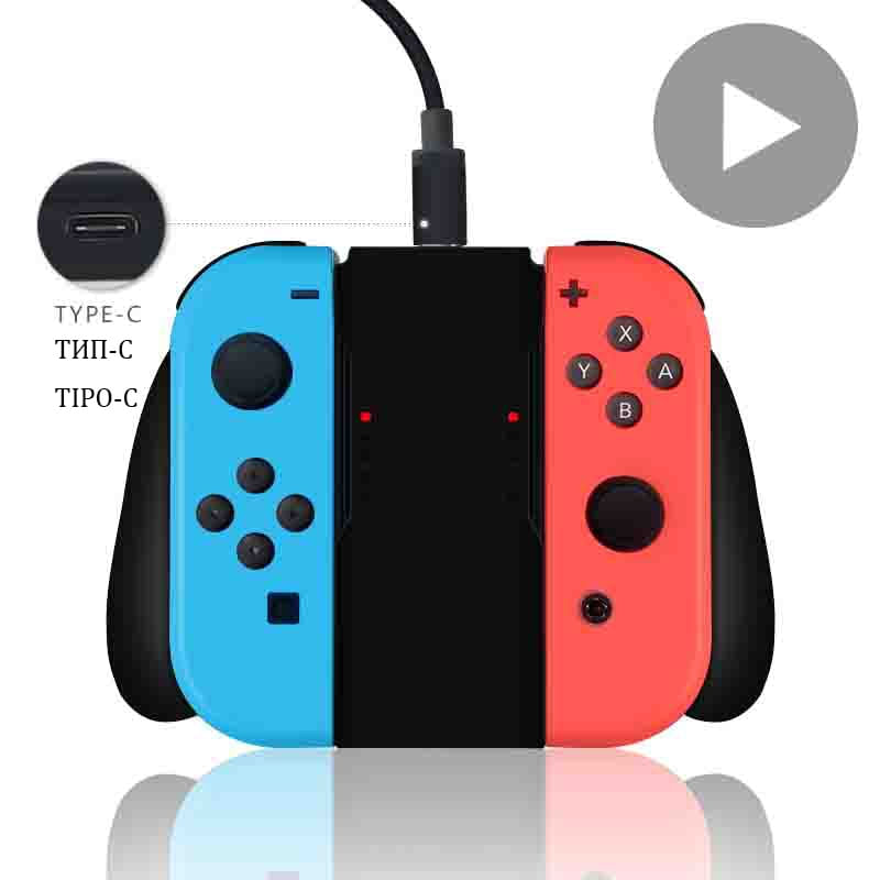 Doca De Carregamento Para Nintendo Switch Joy Con Controller Charger