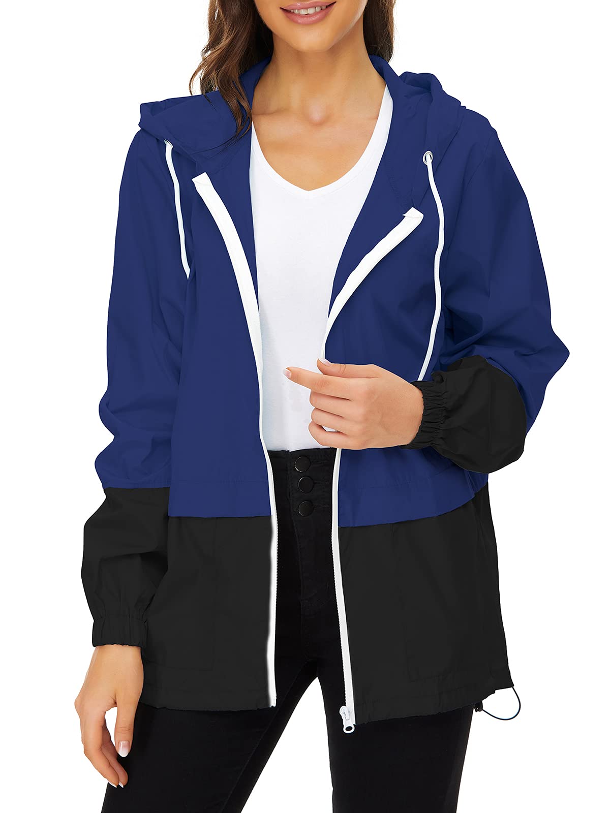 Casaco De Chuva Century Star Impermeável Leve Para Mulheres