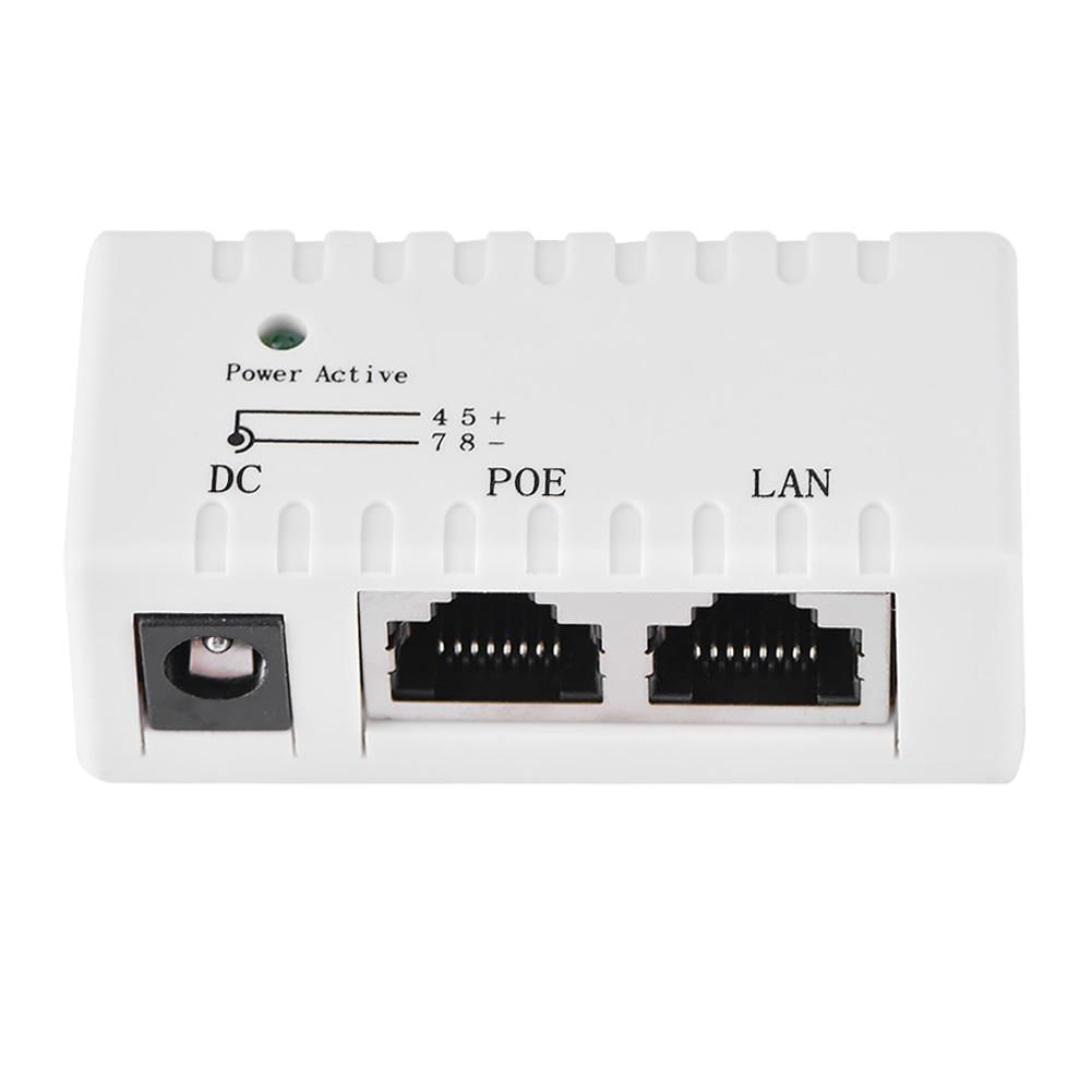 Poe Splitter Power Over Ethernet Injector Adaptador Para