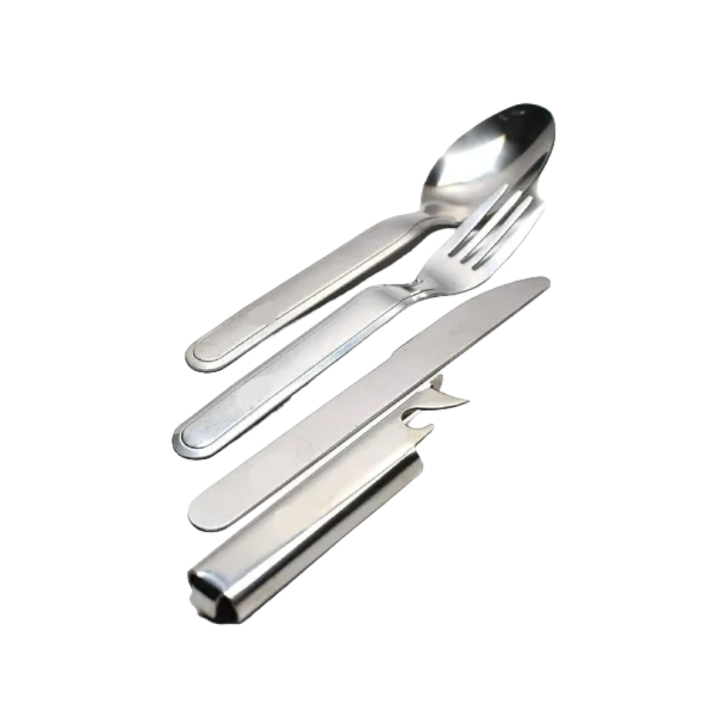 Conjunto De Talheres De Acampamento Outdoor Survival Ct-5 4 Unidades