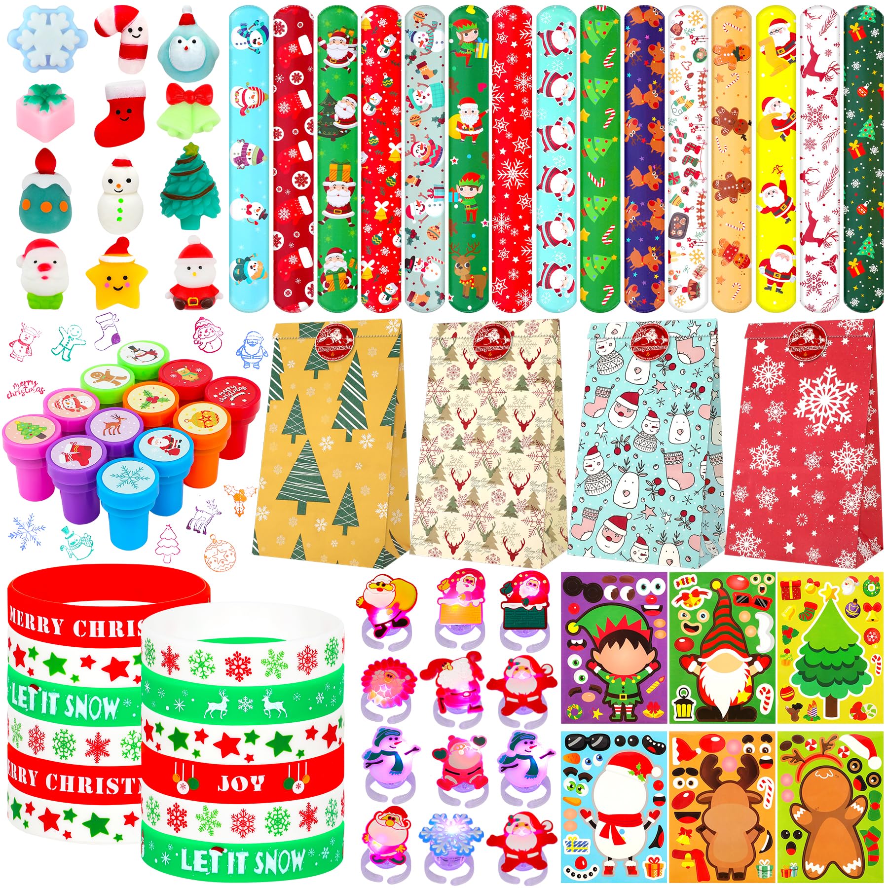 Conjunto De Lembrancinhas De Natal Erweicet 87 Unidades Para Crianças