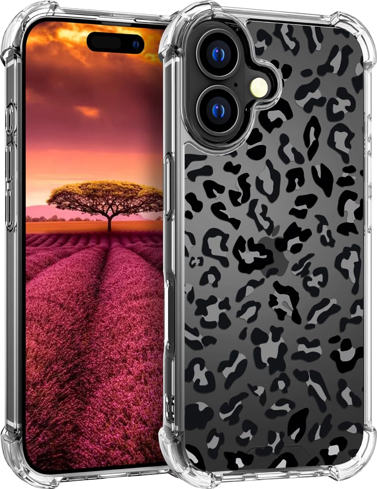 Capa De Telefone Topgraph Compatível Com Iphone 16 Plus Clear