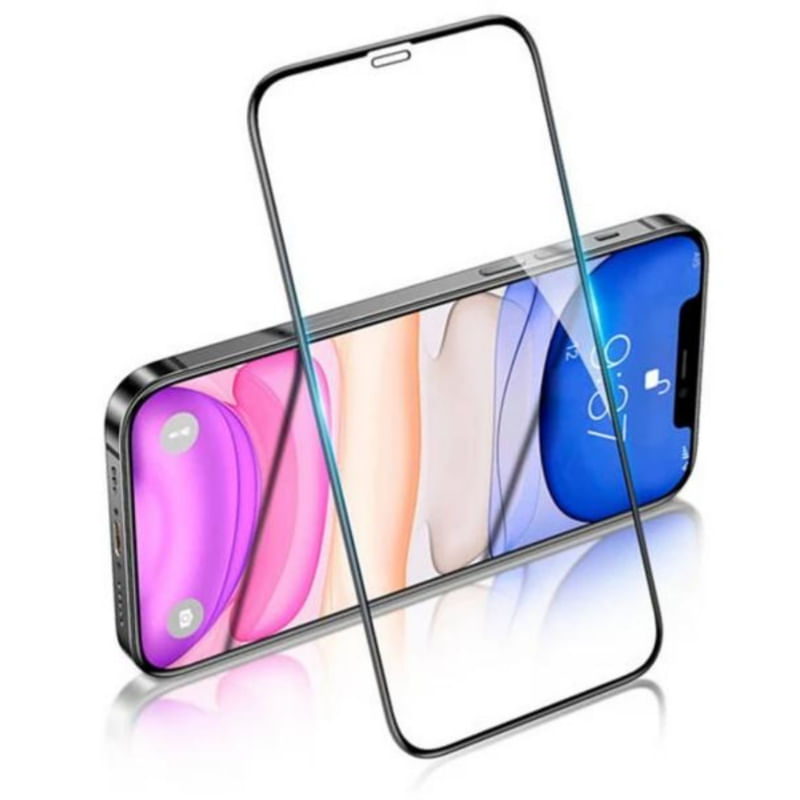 Película De Vidro Temperado Para Iphone 12 Mini Mica Com Cobertura Total