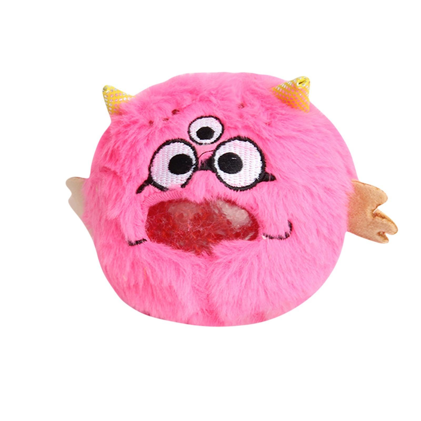 Plush Cute Pet Descompression Vent Ball Toy Pinch Music Keyc