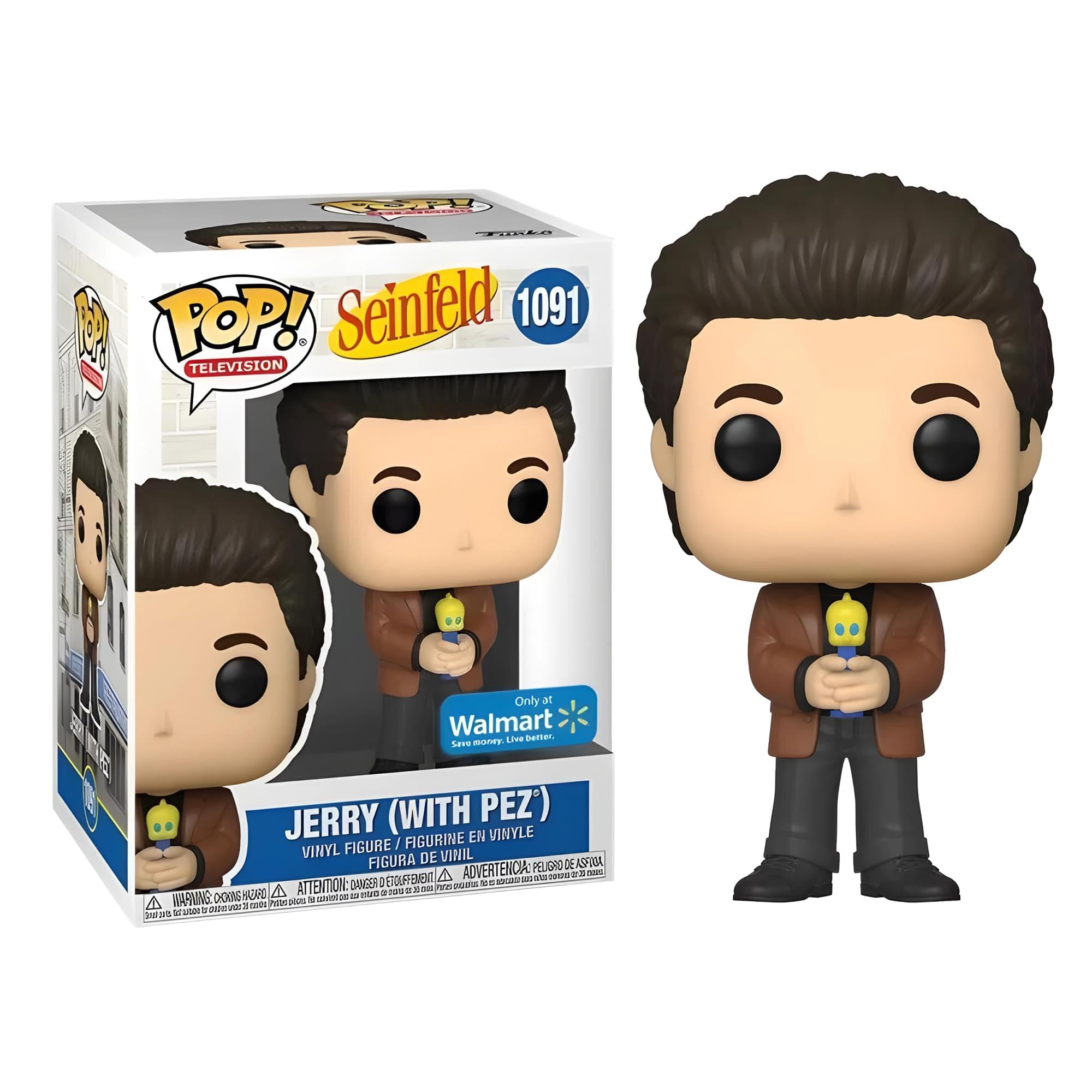 Boneco De Vinil Funko Pop! Tv Seinfeld #1091 Jerry Com Pez