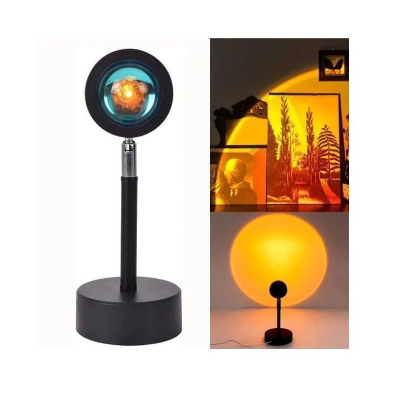 Lâmpada De Projeção Sunset Light Projector 5w 27cm
