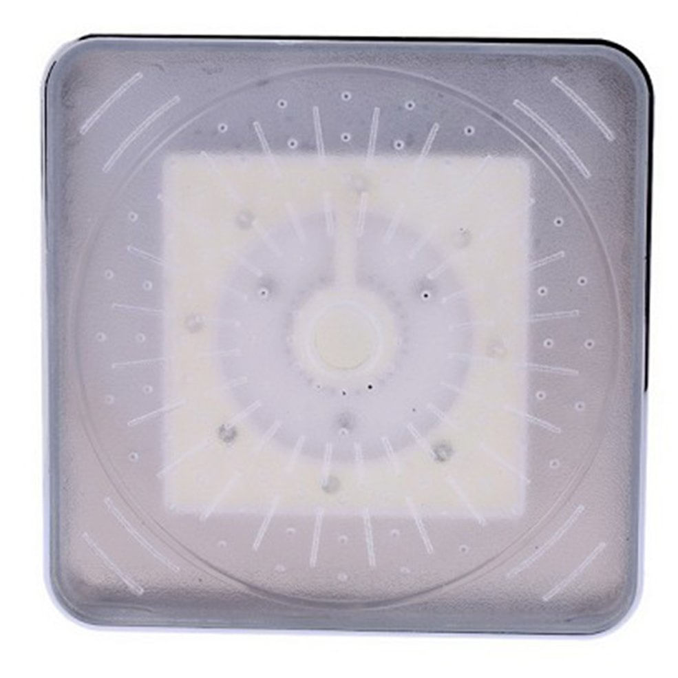 Cabeça De Chuveiro Quadrada Led Water Changing Glow Rain