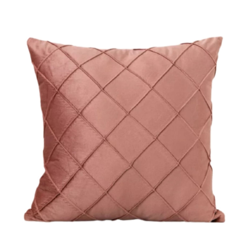Almofada Pink Ticker Velvet 40x40 Cm