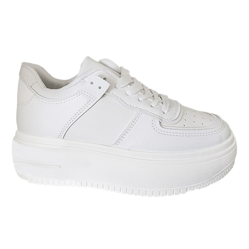 Chinelo Adomicilies Woman Urban Casual Platform Branco 7085