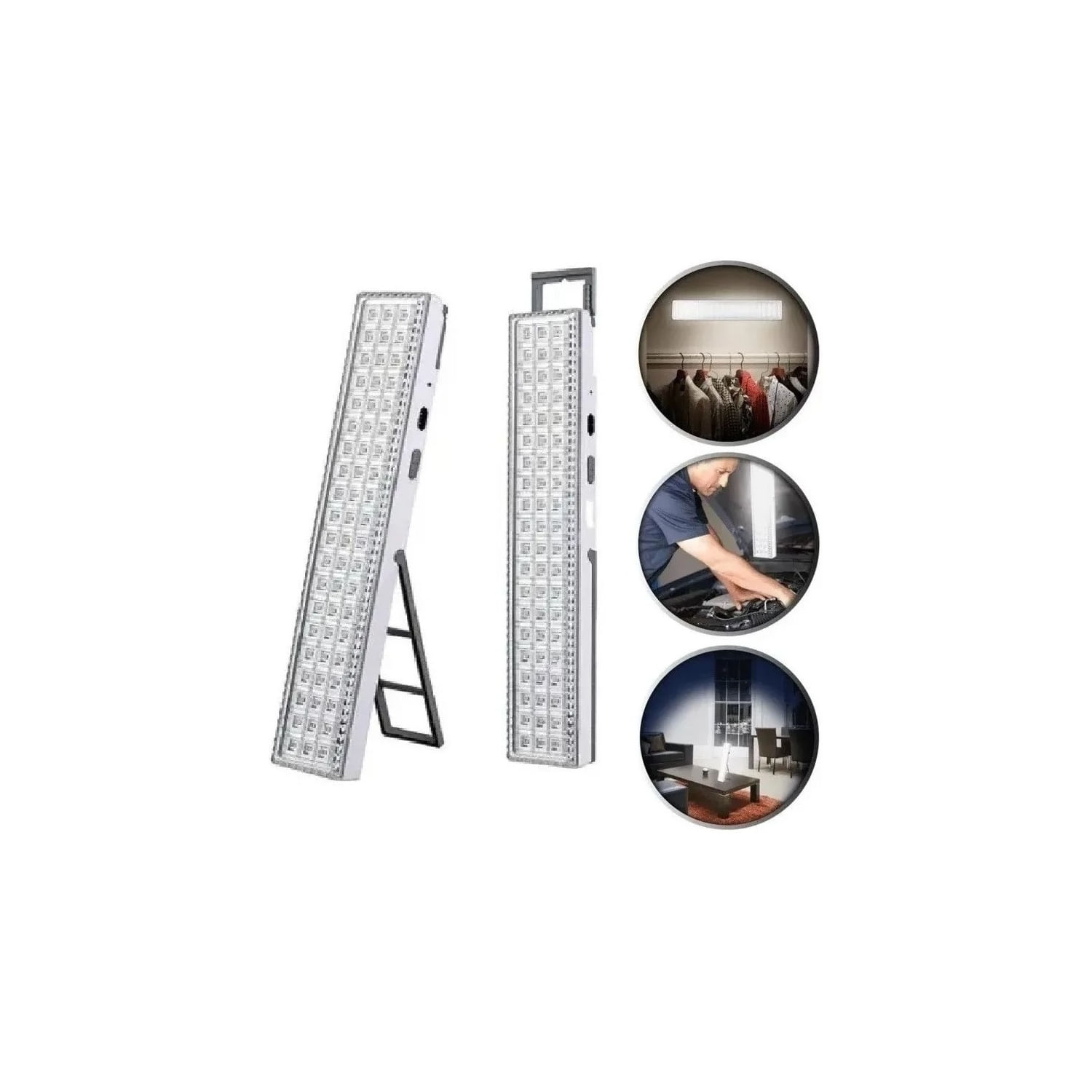 Lâmpadas Led De Emergência Recarregáveis 24 Horas