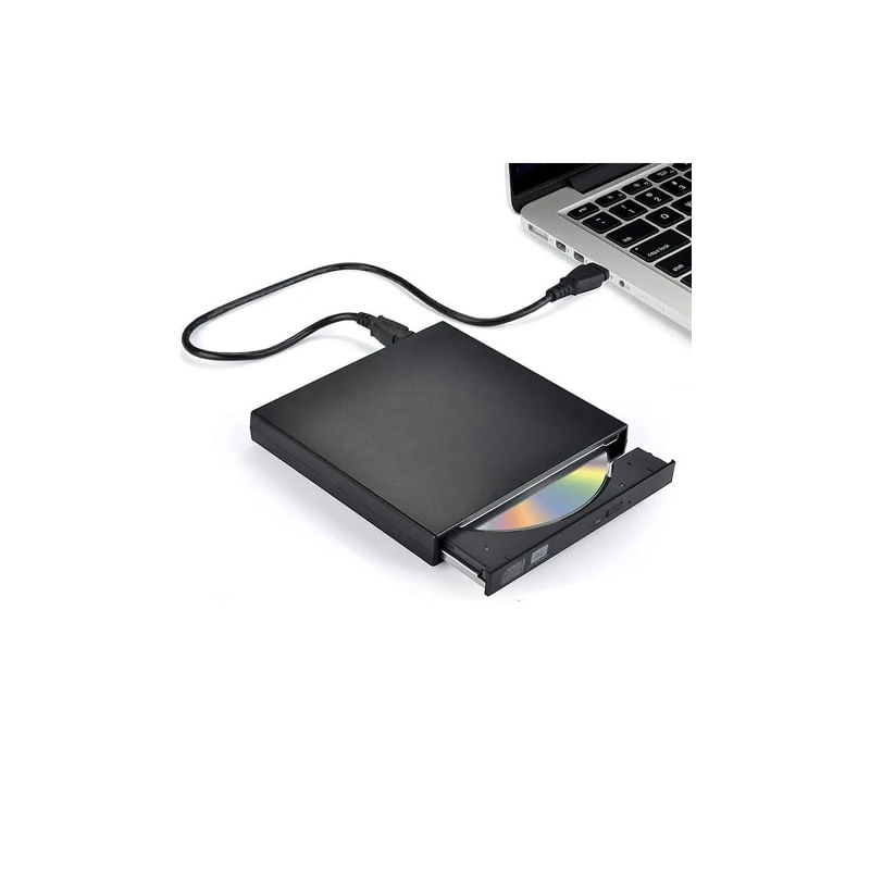 Leitor De Gravador De Cd-rw Externo Portátil