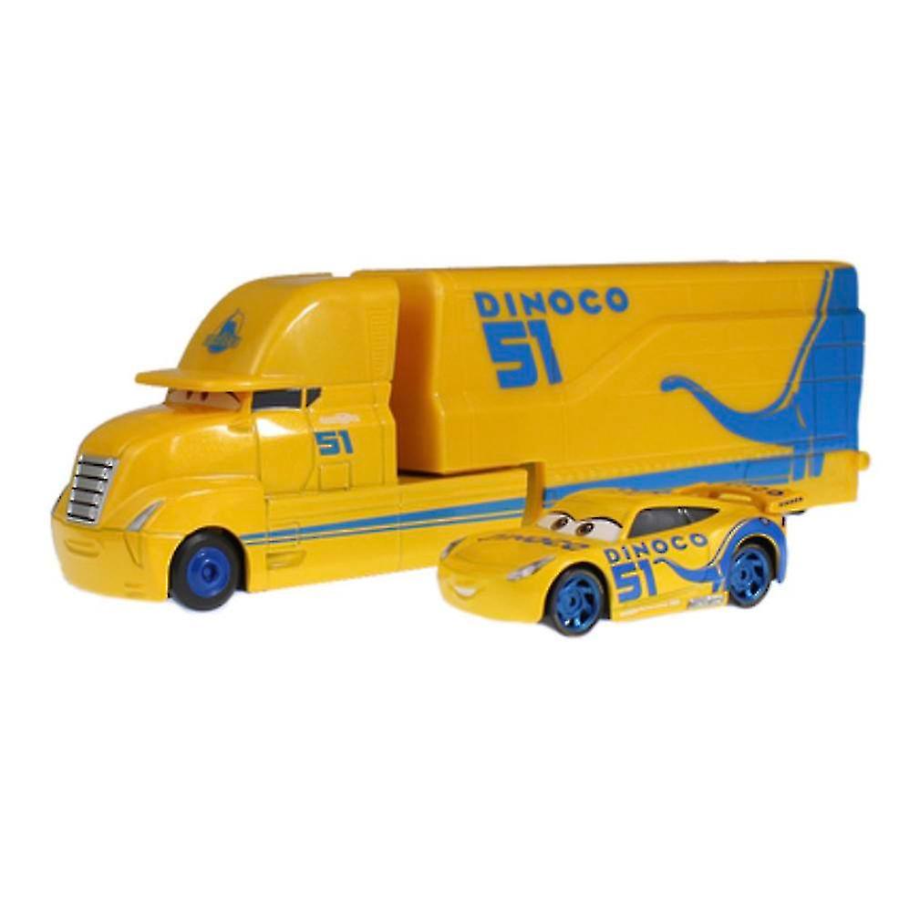 2 Unidades/lote Cruz Ramirez Cars Trailer Racing Car Toy Mod