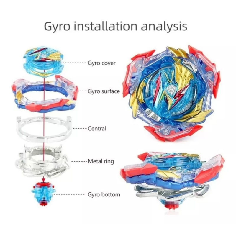 valkyrieグッズ⑥ Beyblade Cho-z Valkyrie B-127 - Top Gyro - Conjunto Pião de