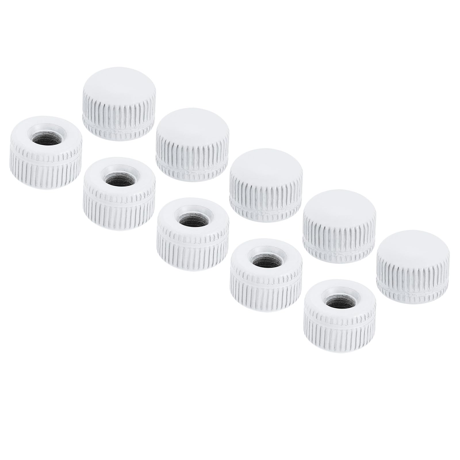 Cap Nut Patikil M6x11x14, 25 Peças De Botão De Parafuso De Noz De Bolota Branco