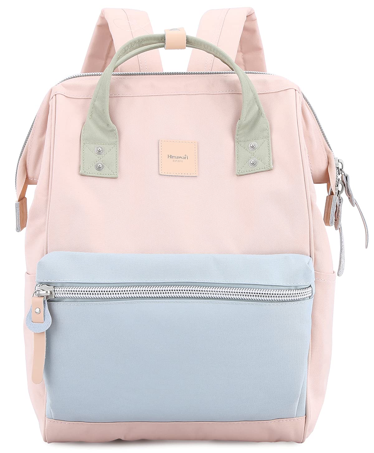 Mochila Himawari 1881-rosa/azul Impermeável De Lona 18l