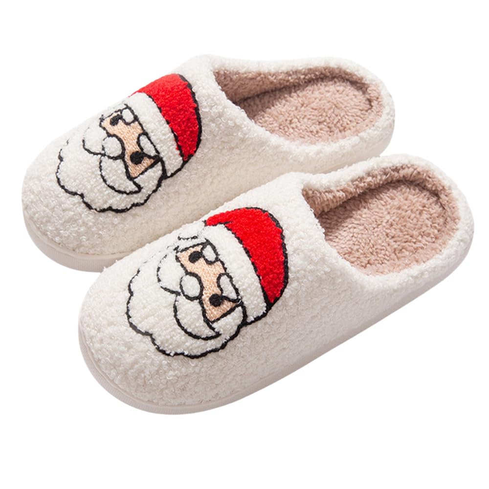 Chinelos De Natal V Opxin Para Mulheres E Homens Santa Reindeer Gnome