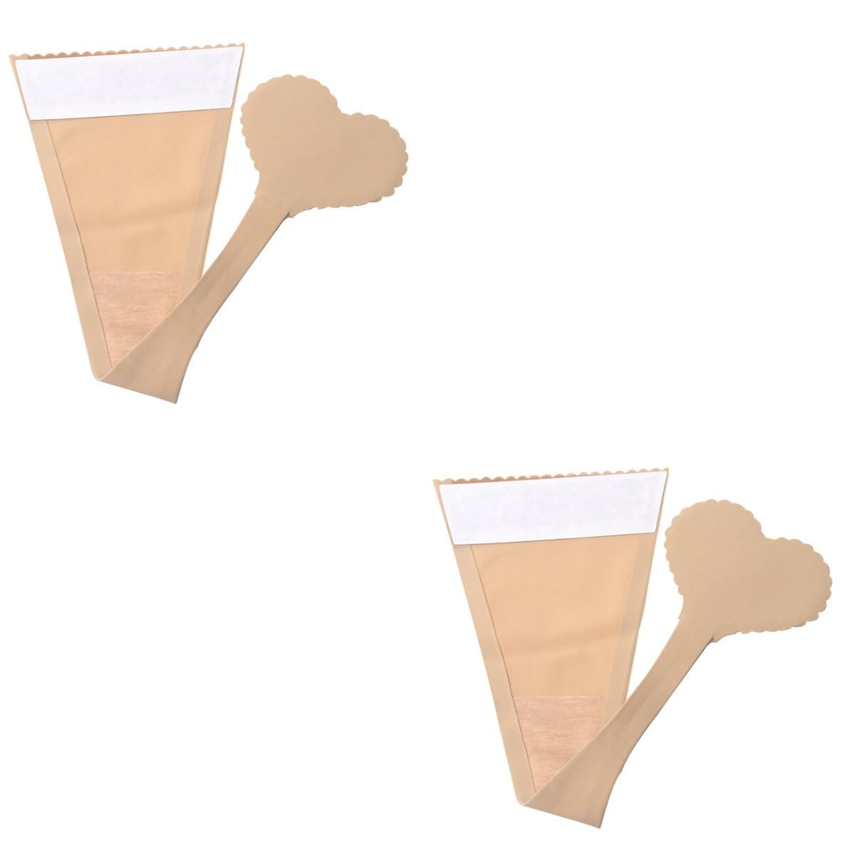 Tanga Com Cordão Em C Writwaa Invisible Lace Nude, Tamanho M (2 Unidades)