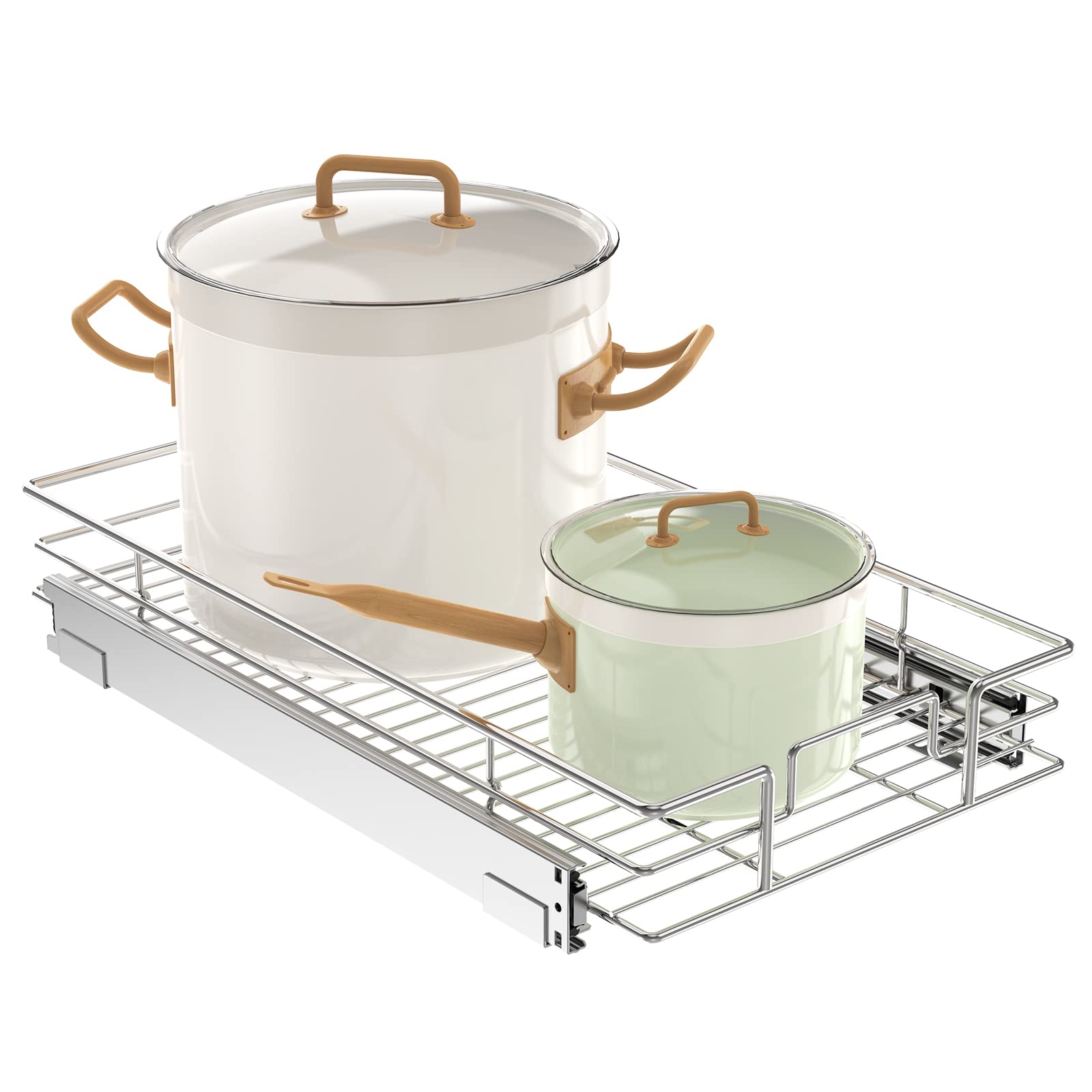 Organizador De Gabinete Lovmor Pull Out 32 Cm L X 55 Cm D Slide Storage