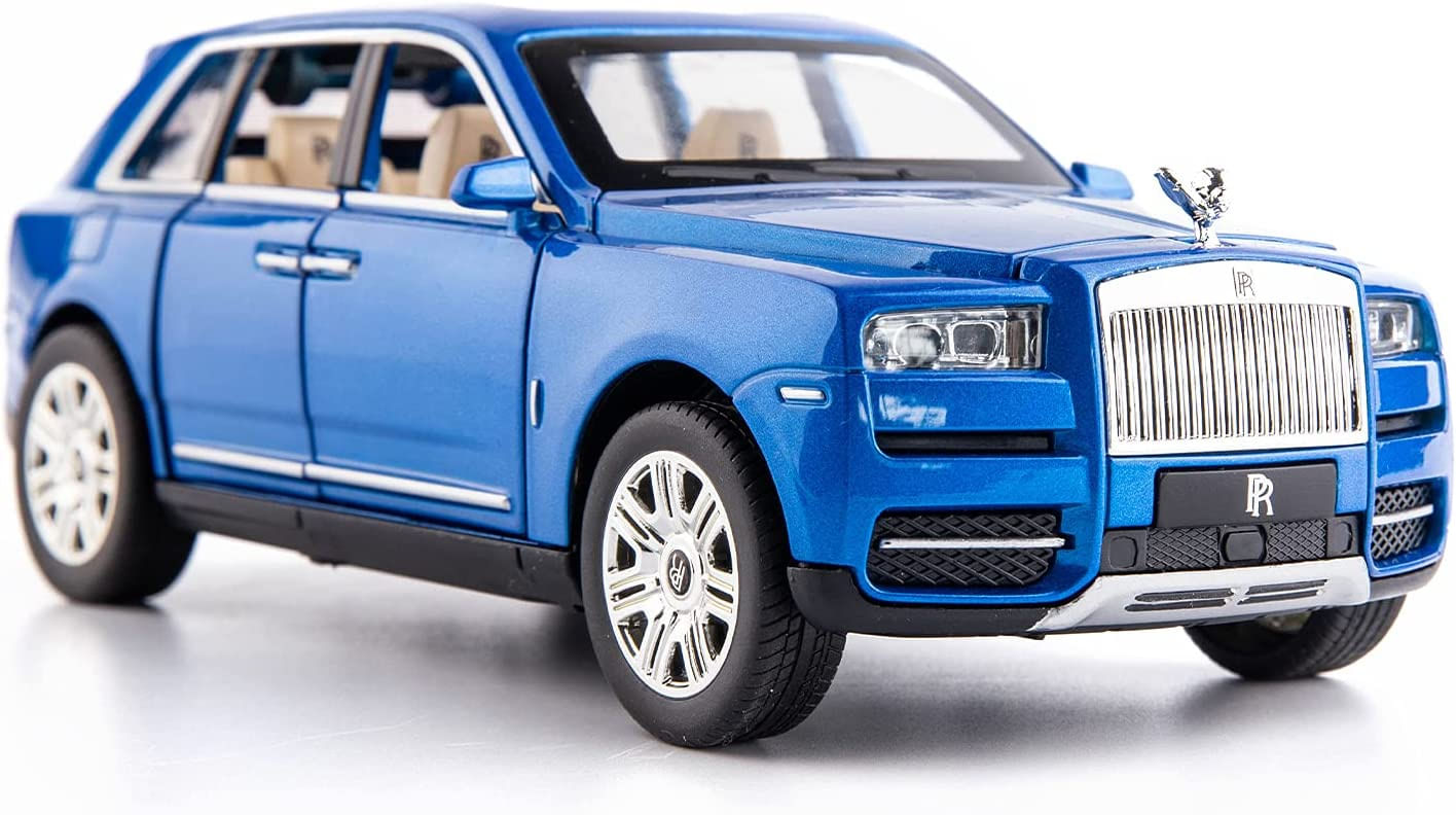 Carro Modelo Cullinan Em Escala 1/24, Brinquedo Pull Back (azul)
