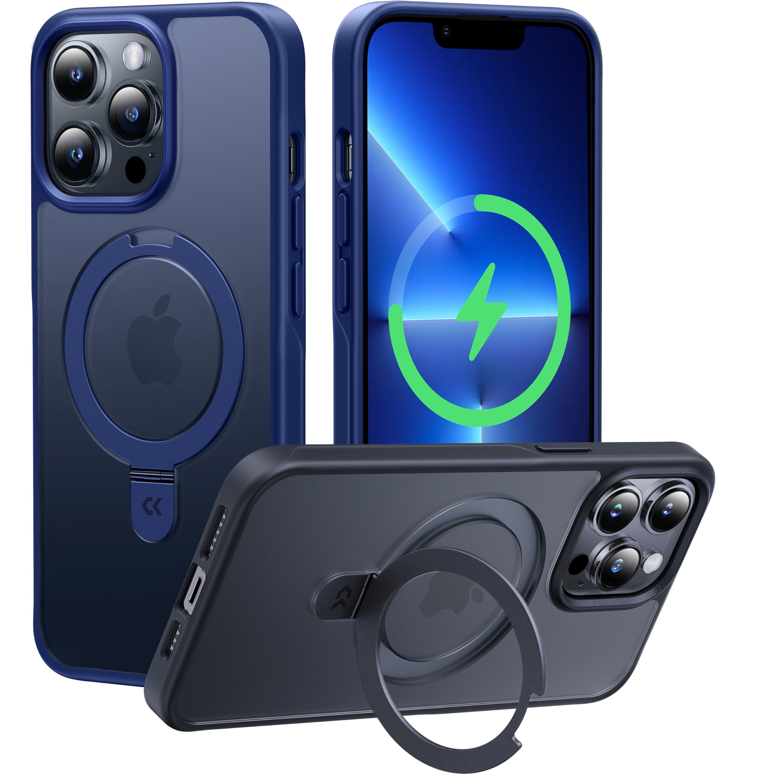 Capa De Telefone Casekoo Projetada Para Iphone 13 Pro Max Azul